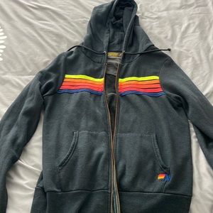 Aviator Nation 5 stripe hoodie